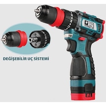Mey İthalat Cat Power 1360 Akülü Vidalama Makinesi 16 V 2,0 Ah