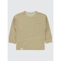Civil Boys Erkek Çocuk Sweatshirt 6-9 Yaş Bisküvi