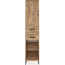 Hyperion Dolap 4 Raflı 2 Çekmeceli Tek Kapaklı 44x44x195 Çam-çam Atlas Çam