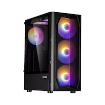 Zalman N4 Rev.1 Mesh Megamax 600 W 80+ RGB Fan Mid-Tower Oyuncu Kasası Zalman N4 Rev.1 Mesh Megamax 600 W 80+ RGB Fan Mid-Tower Oyuncu Kasası