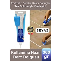 Profesyonel Kolay Kullanıma Hazır Zemin Duvar Onarma Gaga Uçlu Tüp Fayans Arası Derz Dolgu Beyaz