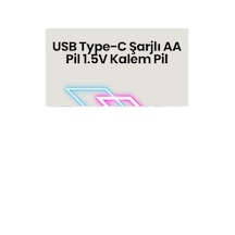 Yüksek Performanslı Aa Usb Şarjlı Lityum Pil 1.5v Sabit Güç 2 Li Paket Krgltgsgurq6kupc4l2