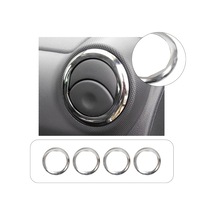 Dacia Duster Uyumlu 2010-2017 Krom İç Havalandırma Çerçevesi 4 Parça Paslanmaz Çelik