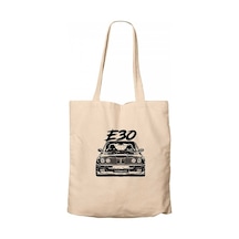 BMW E30 Sketch Krem Kanvas Bez Çanta Krem