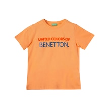 United Colors Of Benetton Erkek Çocuk T-shirt Ben.b21361 Turuncu