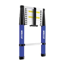 Tyson Pro Series Alüminyum Teleskopik Merdiven 260 Cm 9 Basamak 150 Kg Kapasiteli - Tys9145