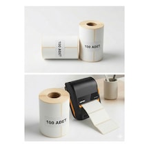 Termal Etiket 70mm X 100mm 1li 5 Li Paket