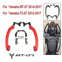 Transmotor MT-07 Fz-07 2014-2017 Cnc Artçı Yolcu Güvenlik Tutacak Seti Kırmızı