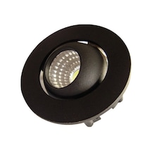 Ack AH06-00331 3W Led Spot Armatür Siyah Kasa 6500K Beyaz