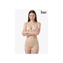 Blackspade 1571 Ten 3 Lü Paket Şort Kadın Slip