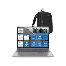 Lenovo ThinkBook 16 G6 IRL 21KH00V1TRH05 i7-13700H 24 GB 512 GB SSD 16" W11H Dizüstü Bilgisayar + Zetta Çanta