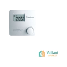 Vaillant Sensoroom Pure Vrt 50/2 Dijital Modülasyonlu Oda Termostatı Kablolu