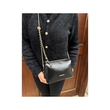 Just Polo Orijinal Kadın Zincir Askılı Günlük Ve Özel Kullanıma Omuz & Çapraz Çanta Shoulder Bag Siyah