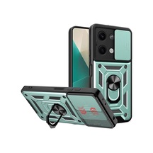 Xiaomi Poco X6 Kılıf Pars Lens Yüzüklü Silikon - Yeşil 0.2M-Çok Renkli