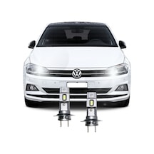 Vw Yeni Polo 7 Led Uzun Far Ampulü Mini Led 2'li Set H7