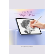 İpad Air 13 2025 M3 Çip Uyumlu Paper Like Ekran Koruyucu Gerçek Kağıt Hissi Parlama Önleyici