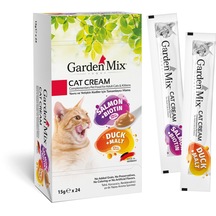 Garden Mix Somon ve Ördekli Xxl Kedi Kreması 24 x 15 G
