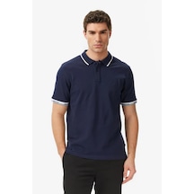Nautica Erkek Lacivert Regular Fit Polo Yaka T-shirt-14496