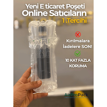 18x33 Cm 50 Adet Sütunlu Koruyucu Havalı Kargo Poşeti Airbag/airbed/airpack Ambalaj