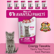 Tavuklu Yavru Yaş Kedi Maması 85 G - 6 Adet