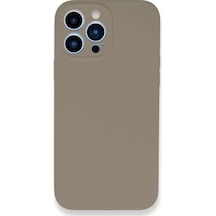 Newface  Apple  Uyumlu iPhone 13 Pro Max Kılıf Lansman Legant Silikon - Bej