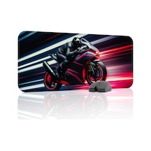 Motorsiklet Kaymaz Dikişli Kauçuk Oyuncu Mousepad V3 - 70x30 Xl Gaming Mouse Pad Fare Altlığı