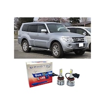 Mitsubishi Pajero Led Xenon Uzun + Kısa Far Ampulü H4 Duo Yeni Seri Beyaz