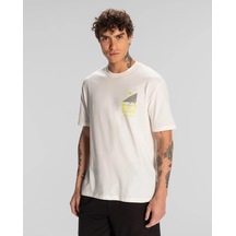 Kappa Authentic Spacetime Erkek T-shirt-beyaz