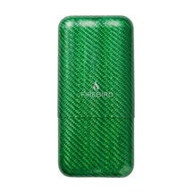 Firebird Yeşil Karbon Desenli Üçlü Puro Kılıfı Trm4008