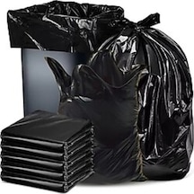Ethex Büyük Boy Siyah Renk Çöp Torbası 50 Paket - 65x80 Cm