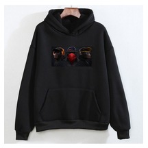 Unisex 3 Maymun Hoodie