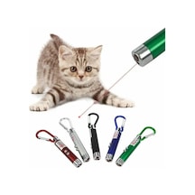 Üç Fonksiyonlu Lazer Kedi Oyuncağı Çok Renkli