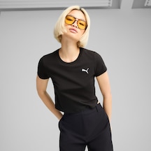 Puma Essentials Kadın Siyah Tişört 629745-01 Siyah