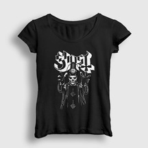 Presmono Kadın Reach Ghost T-shirt Siyah