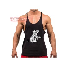 Tarzsokak Gym Tank Top Fitness Sporcu Atleti Gym33 Siyah
