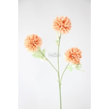 Yapay Çiçek 3lü Top Karanfil Dalı 62 Cm Kahve