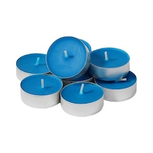 Mavi Renkli Tealight Mum 10 Adet