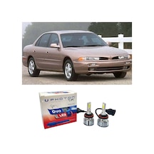 Mitsubishi Galant Led Xenon Uzun + Kısa Far Ampulü H4 Duo Yeni Seri Beyaz 1994 - 1997