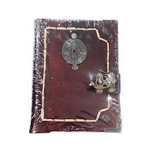 El Yapımı Deri Defter 12 x 17 CM 150 Yaprak N11.1143