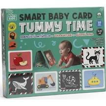 Laco Kids Tummy Time Smart Baby Card - Karın Üstü Aktivite Zeka Kartları + Güvenli Ayna 0-12 Ay