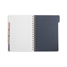 Büyük Sekmeli Defter - Esnek Ciltsiz Kapak, Çok Renkli Açık Gri