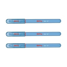 Tr Jel Mürekkepli Tükenmez Kalem, 0.7mm, Açık Mavi, 3'lü Set Genel