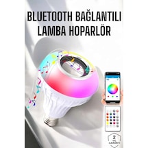 Mey İthalat Lamba Led Hoparlör Dayanıklı Ve Uzun Ömürlü Bluetooth Hoparlör