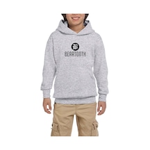 Zepplin Giyim Beartooth Classic Gri Çocuk Kapşonlu Sweatshirt Gri