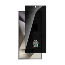 Ayrex Samsung Galaxy S24 Plus İle Uyumlu Ekran Koruma 0,18 Mm Ultra İnce Hayalet Gizlilik Cam Hassas Parmak İzi Açma Ö