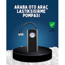 Elektrikli Hava Kompresörü Typec Usb Şarjlı Çok Fonksiyonlu Lastik Pompası