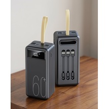 Powerbank 60.000 Mah 4 Portlu Dijital Göstergeli Uzun Şarj Süreli Çok Renkli