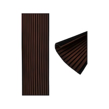Akustik Duvar Paneli, Teak Rengi, Ses Yalıtımlı, Modern Stil, 60x275 Cm, 9mm Kalınlık, Ahşap Gö Standart