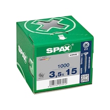 Evrensel Vida, Sunta Vidası, 3,5 x 15 mm, 1.000 Adet, Tam Dişli