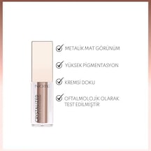 Crystalized Eyeshadow Likit Metalik Göz Farı - 10 Sand Whisper 0